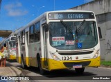 Transportes Guanabara 1334 na cidade de Natal, Rio Grande do Norte, Brasil, por Junior Mendes. ID da foto: :id.