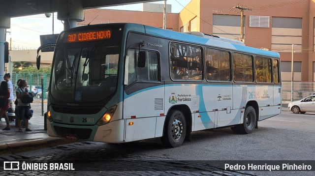 Maraponga Transportes 26903 na cidade de Fortaleza, Ceará, Brasil, por Pedro Henrique Pinheiro. ID da foto: 12092196.