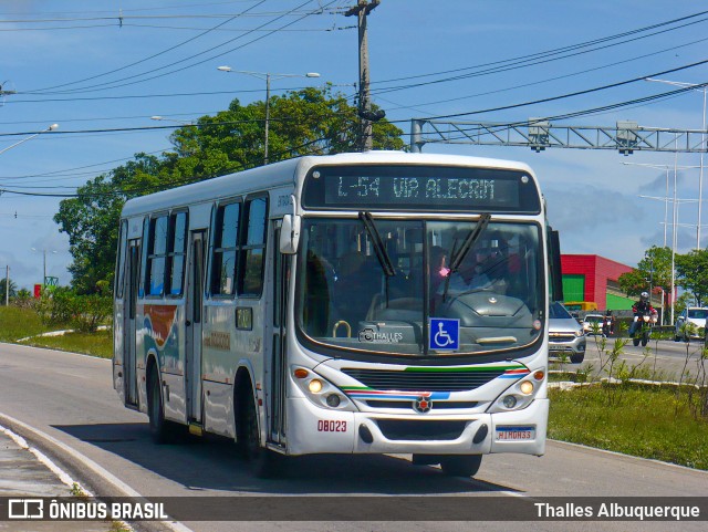 Transnacional Transportes Urbanos 08023 na cidade de Natal, Rio Grande do Norte, Brasil, por Thalles Albuquerque. ID da foto: 12091537.