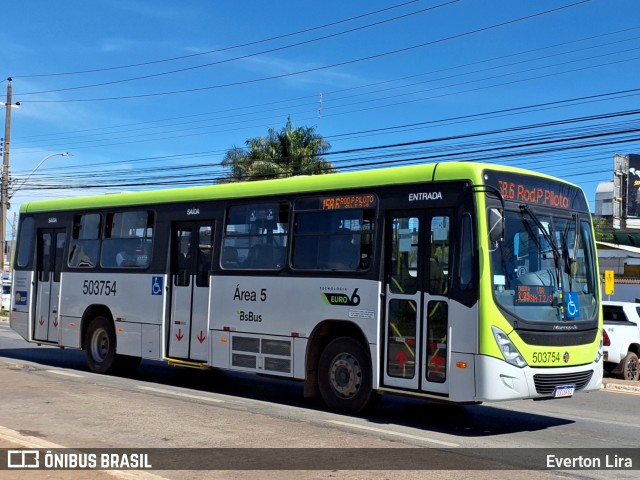 BsBus Mobilidade 503754 na cidade de SIA, Distrito Federal, Brasil, por Everton Lira. ID da foto: 12092795.