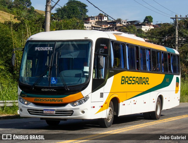 Viação Bassamar 145 na cidade de Juiz de Fora, Minas Gerais, Brasil, por João Gabriel. ID da foto: 12094015.