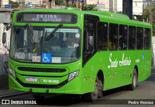 Transportes Santo Antônio RJ 161.052 na cidade de Duque de Caxias, Rio de Janeiro, Brasil, por Pedro Vinicius. ID da foto: 12093020.