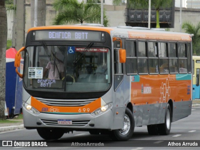 BB Transportes e Turismo 699 na cidade de Barueri, São Paulo, Brasil, por Athos Arruda. ID da foto: 12093909.
