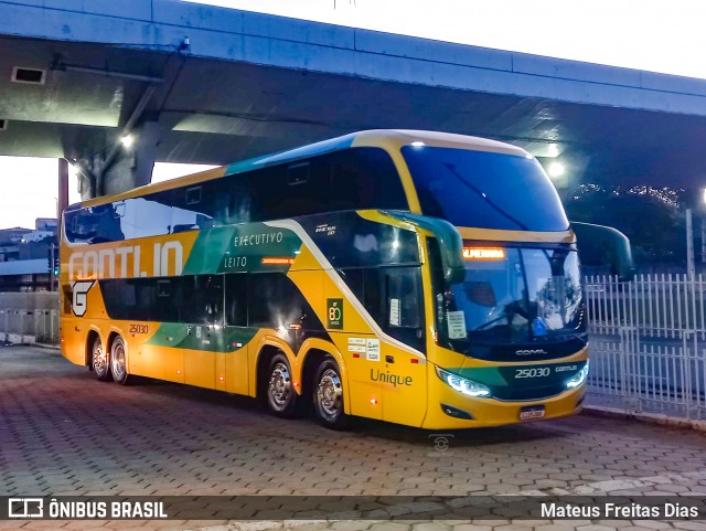 Empresa Gontijo de Transportes 25030 na cidade de Belo Horizonte, Minas Gerais, Brasil, por Mateus Freitas Dias. ID da foto: 12093637.