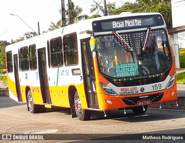 Empresa de Transportes Nova Marambaia AT-159 na cidade de Belém, Pará, Brasil, por Matheus Rodrigues. ID da foto: 12093368.