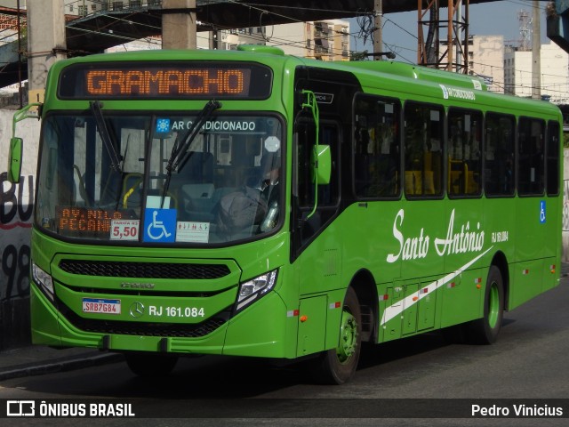 Transportes Santo Antônio RJ 161.084 na cidade de Duque de Caxias, Rio de Janeiro, Brasil, por Pedro Vinicius. ID da foto: 12093122.