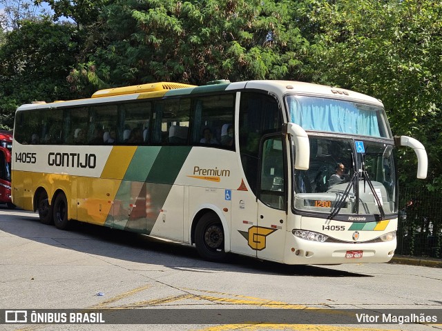 Empresa Gontijo de Transportes 14055 na cidade de São Paulo, São Paulo, Brasil, por Vitor Magalhães. ID da foto: 12093593.