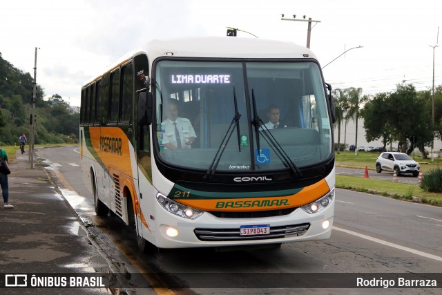 Viação Bassamar 211 na cidade de Juiz de Fora, Minas Gerais, Brasil, por Rodrigo Barraza. ID da foto: 12092474.