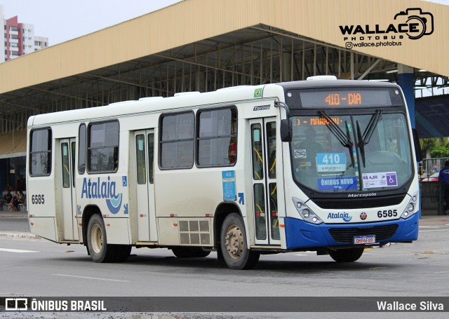 Viação Atalaia Transportes 6585 na cidade de Aracaju, Sergipe, Brasil, por Wallace Silva. ID da foto: 12093185.