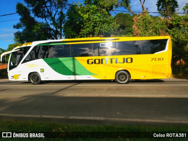 Empresa Gontijo de Transportes 7130 na cidade de Ipatinga, Minas Gerais, Brasil, por Celso ROTA381. ID da foto: 12092246.