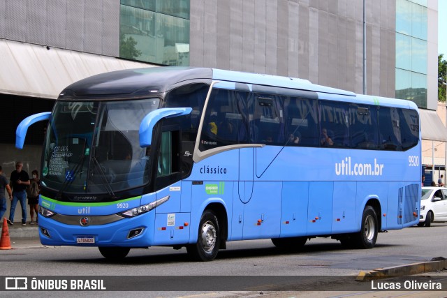 UTIL - União Transporte Interestadual de Luxo 9920 na cidade de Rio de Janeiro, Rio de Janeiro, Brasil, por Lucas Oliveira. ID da foto: 12092532.