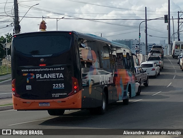 Planeta Transportes Rodoviários 2255 na cidade de Guarapari, Espírito Santo, Brasil, por Alexandre  Xavier de Araújo. ID da foto: 12092190.