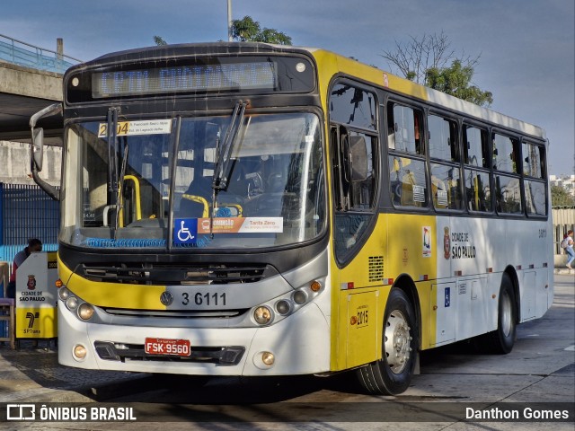 Transunião Transportes 3 6111 na cidade de São Paulo, São Paulo, Brasil, por Danthon Gomes. ID da foto: 12094070.