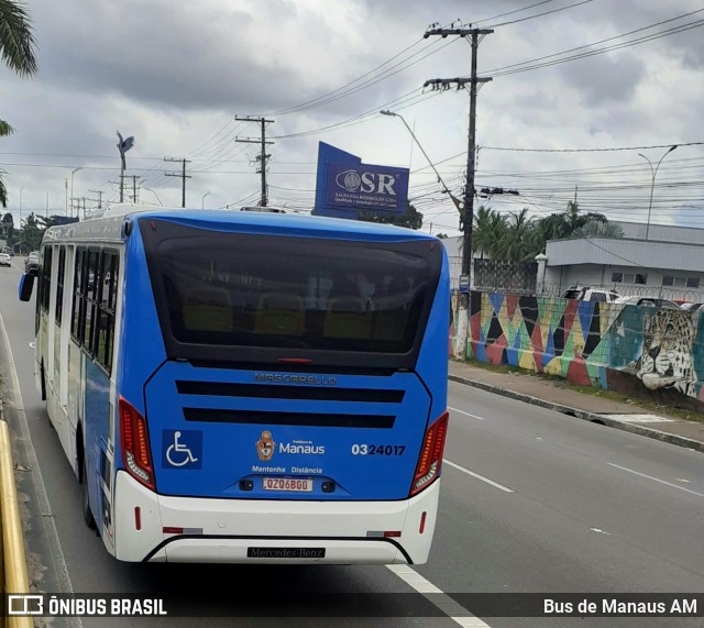 Viação São Pedro 0324017 na cidade de Manaus, Amazonas, Brasil, por Bus de Manaus AM. ID da foto: 12093767.