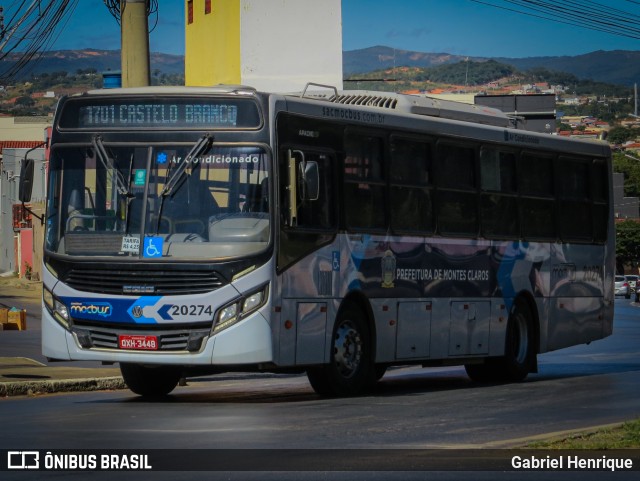 ALPRINO - Auto Lotação Princesa do Norte 20274 na cidade de Montes Claros, Minas Gerais, Brasil, por Gabriel Henrique. ID da foto: 12091523.