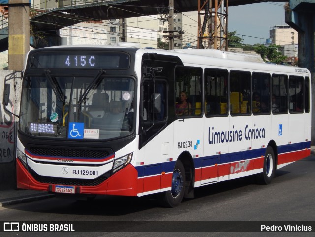Empresa de Transportes Limousine Carioca RJ 129.081 na cidade de Duque de Caxias, Rio de Janeiro, Brasil, por Pedro Vinicius. ID da foto: 12093012.