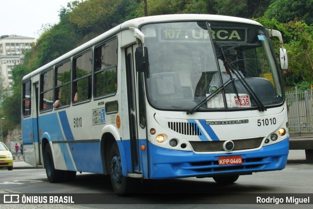 Transportes Amigos Unidos 51010 na cidade de Rio de Janeiro, Rio de Janeiro, Brasil, por Rodrigo Miguel. ID da foto: 12093063.