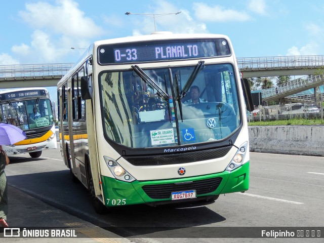 Transportes Cidade do Natal 7 025 na cidade de Natal, Rio Grande do Norte, Brasil, por Felipinho ‎‎ ‎ ‎ ‎. ID da foto: 12093300.