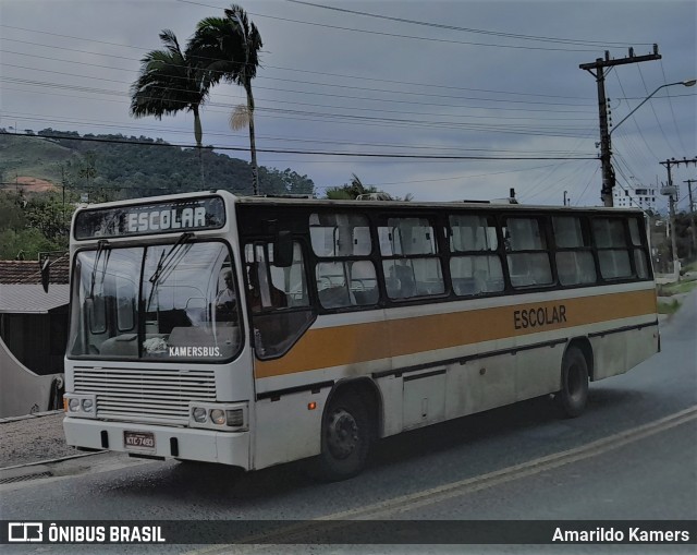 Auto Viação Petrolândia 7493 na cidade de Ituporanga, Santa Catarina, Brasil, por Amarildo Kamers. ID da foto: 12092911.