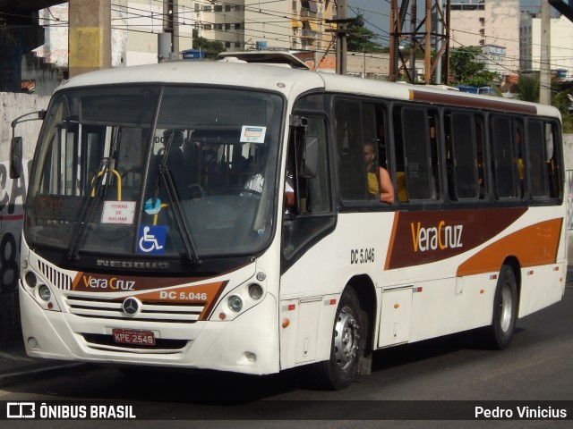 Auto Ônibus Vera Cruz DC 5.046 na cidade de Duque de Caxias, Rio de Janeiro, Brasil, por Pedro Vinicius. ID da foto: 12093018.