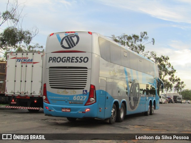 Auto Viação Progresso 6027 na cidade de Caruaru, Pernambuco, Brasil, por Lenilson da Silva Pessoa. ID da foto: 12093412.