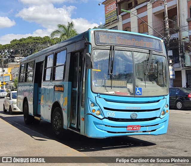 FAOL - Friburgo Auto Ônibus 005 na cidade de Nova Friburgo, Rio de Janeiro, Brasil, por Felipe Cardinot de Souza Pinheiro. ID da foto: 12091903.
