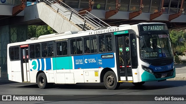 Transportes Campo Grande D53581 na cidade de Rio de Janeiro, Rio de Janeiro, Brasil, por Gabriel Sousa. ID da foto: 12093897.