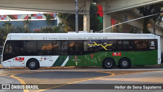 Next Mobilidade - ABC Sistema de Transporte 5500 na cidade de São Bernardo do Campo, São Paulo, Brasil, por Heitor de Sena Sapaterro. ID da foto: 12092488.