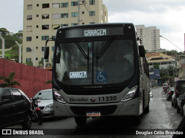 Milênio Transportes 11220 na cidade de Sabará, Minas Gerais, Brasil, por Douglas Célio Brandao. ID da foto: 12092782.