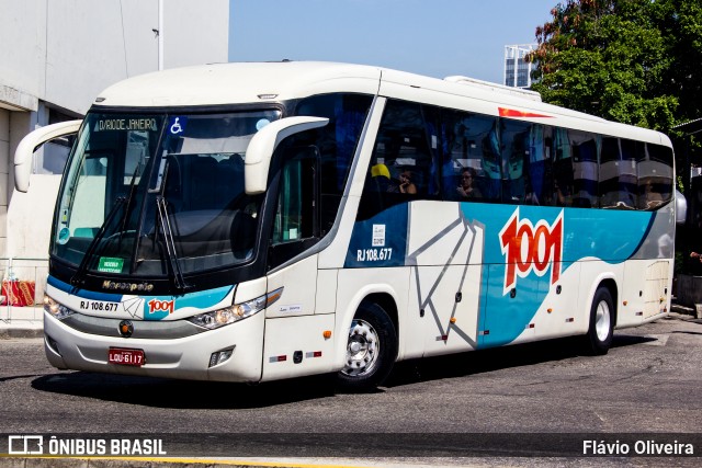 Auto Viação 1001 RJ 108.677 na cidade de Rio de Janeiro, Rio de Janeiro, Brasil, por Flávio Oliveira. ID da foto: 12093951.