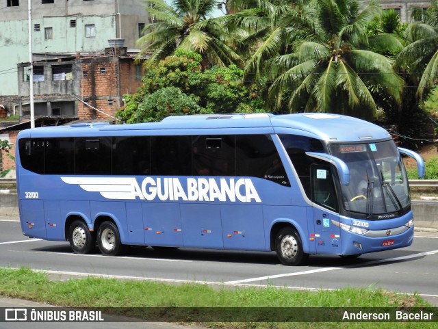 Viação Águia Branca 32100 na cidade de Salvador, Bahia, Brasil, por Anderson  Bacelar. ID da foto: 12094010.