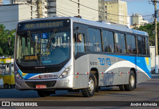 Rio Ita RJ 152.183 na cidade de Niterói, Rio de Janeiro, Brasil, por André Almeida. ID da foto: 12091370.