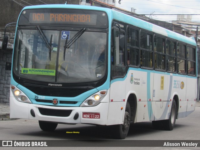 Rota Sol > Vega Transporte Urbano 35258 na cidade de Fortaleza, Ceará, Brasil, por Alisson Wesley. ID da foto: 12093016.
