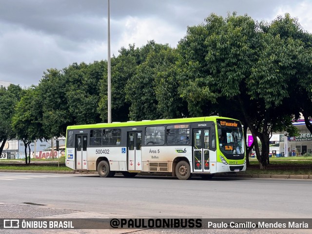 BsBus Mobilidade 500402 na cidade de Taguatinga, Distrito Federal, Brasil, por Paulo Camillo Mendes Maria. ID da foto: 12094118.