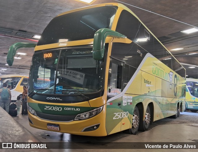 Empresa Gontijo de Transportes 25080 na cidade de Belo Horizonte, Minas Gerais, Brasil, por Vicente de Paulo Alves. ID da foto: 12091445.