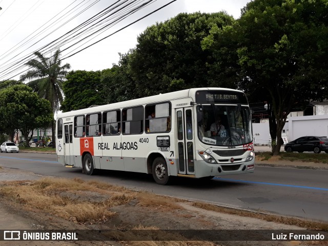 Real Alagoas de Viação 4040 na cidade de Maceió, Alagoas, Brasil, por Luiz Fernando. ID da foto: 12093208.