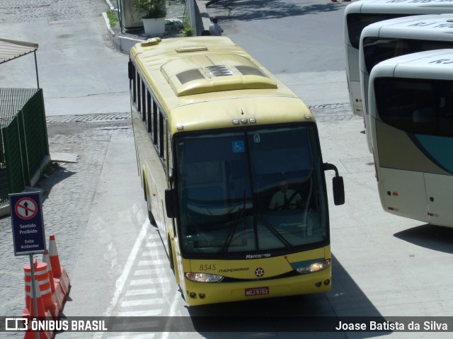 Viação Itapemirim 8545 na cidade de Rio de Janeiro, Rio de Janeiro, Brasil, por Joase Batista da Silva. ID da foto: 12092785.