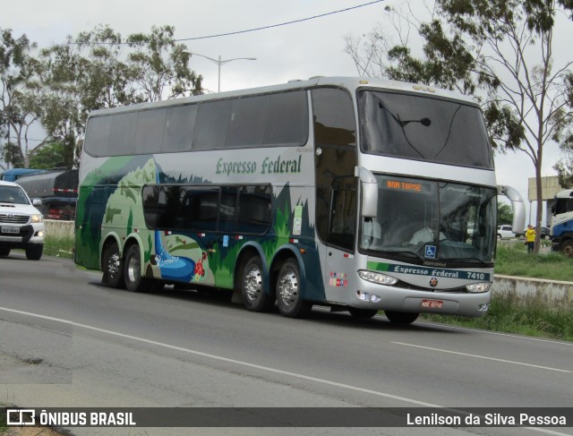 Expresso Federal 7410 na cidade de Caruaru, Pernambuco, Brasil, por Lenilson da Silva Pessoa. ID da foto: 12093511.