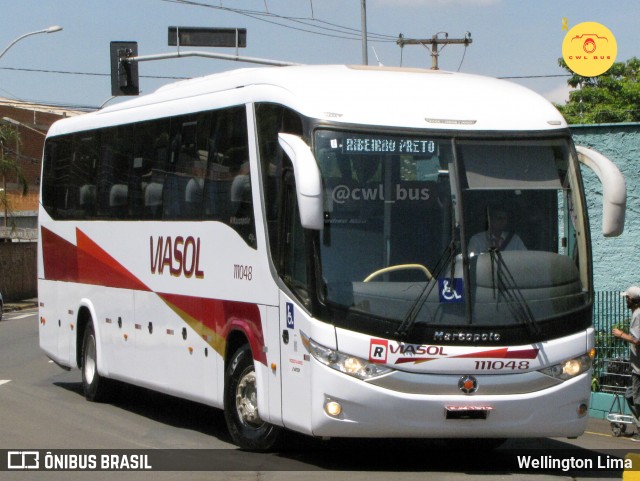 ViaSol Transportes Rodoviários 111048 na cidade de Piracicaba, São Paulo, Brasil, por Wellington Lima. ID da foto: 12093657.