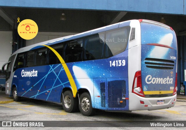 Viação Cometa 14139 na cidade de Sorocaba, São Paulo, Brasil, por Wellington Lima. ID da foto: 12093647.