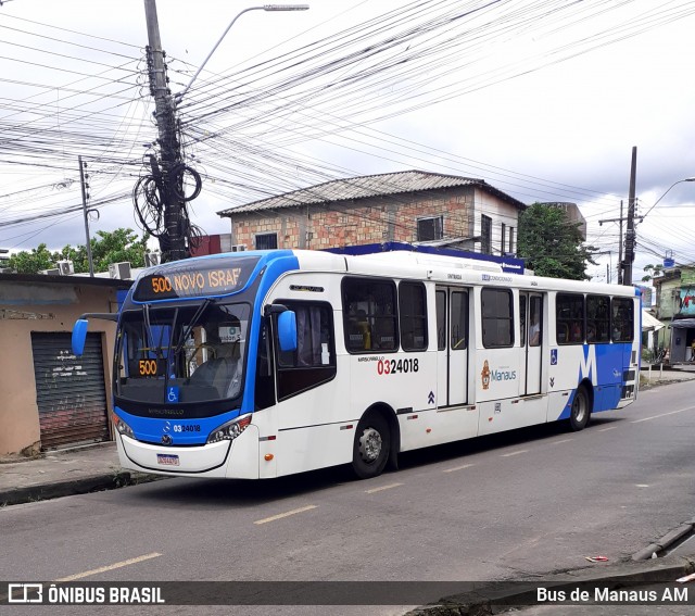 Viação São Pedro 0324018 na cidade de Manaus, Amazonas, Brasil, por Bus de Manaus AM. ID da foto: 12093993.