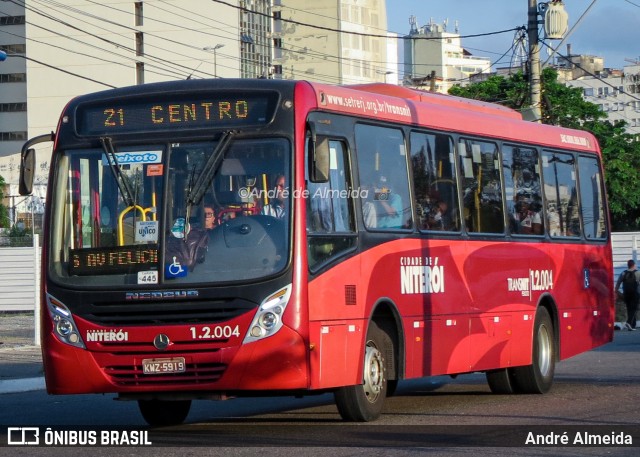 Transportes Peixoto 1.2.004 na cidade de Niterói, Rio de Janeiro, Brasil, por André Almeida. ID da foto: 12091438.