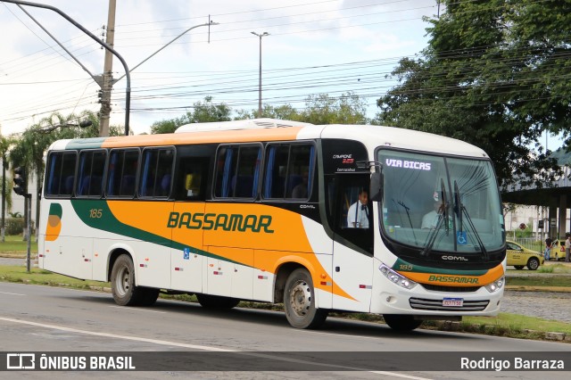 Viação Bassamar 185 na cidade de Juiz de Fora, Minas Gerais, Brasil, por Rodrigo Barraza. ID da foto: 12092471.