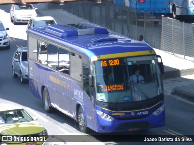Premium Auto Ônibus A41820 na cidade de Rio de Janeiro, Rio de Janeiro, Brasil, por Joase Batista da Silva. ID da foto: 12092799.