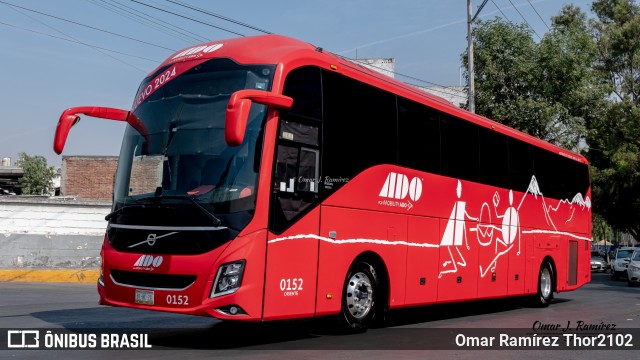 ADO - Autobuses de Oriente 0152 na cidade de Gustavo A. Madero, Ciudad de México, México, por Omar Ramírez Thor2102. ID da foto: 12093346.
