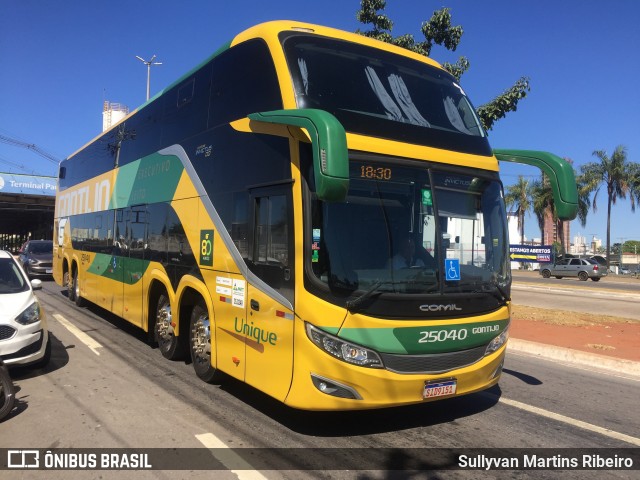 Empresa Gontijo de Transportes 25040 na cidade de Goiânia, Goiás, Brasil, por Sullyvan Martins Ribeiro. ID da foto: 12093748.
