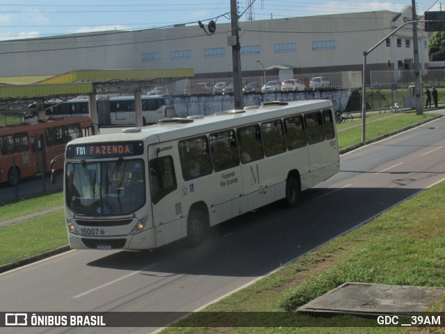 Leblon Transporte de Passageiros 15007 na cidade de Fazenda Rio Grande, Paraná, Brasil, por GDC __39AM. ID da foto: 12091736.