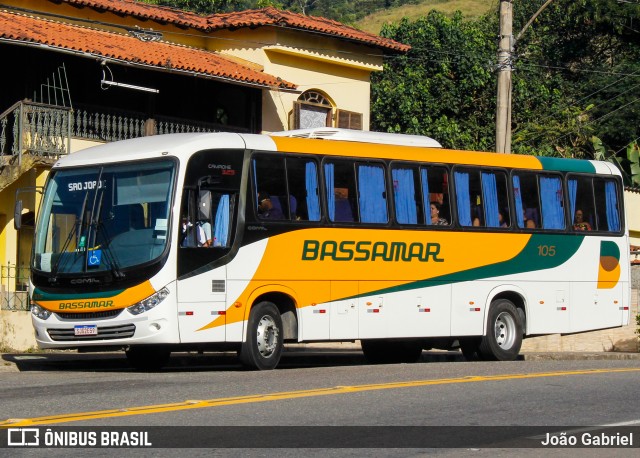 Viação Bassamar 105 na cidade de Juiz de Fora, Minas Gerais, Brasil, por João Gabriel. ID da foto: 12094032.