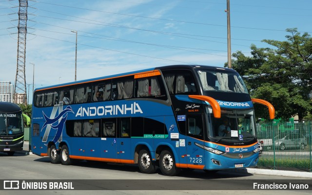 Empresa de Transportes Andorinha 7228 na cidade de São Paulo, São Paulo, Brasil, por Francisco Ivano. ID da foto: 12093688.
