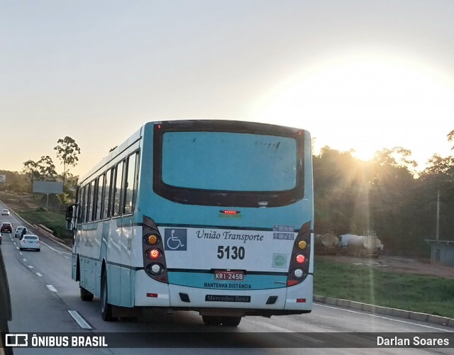 UTB - União Transporte Brasília 5130 na cidade de Brasília, Distrito Federal, Brasil, por Darlan Soares. ID da foto: 12091406.